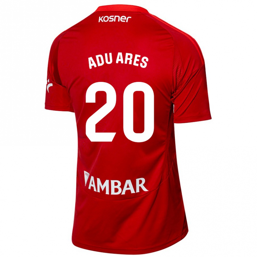 Mujer Fútbol Camiseta Adu Ares #20 Blanco Azul 2ª Equipación 2024/25 México