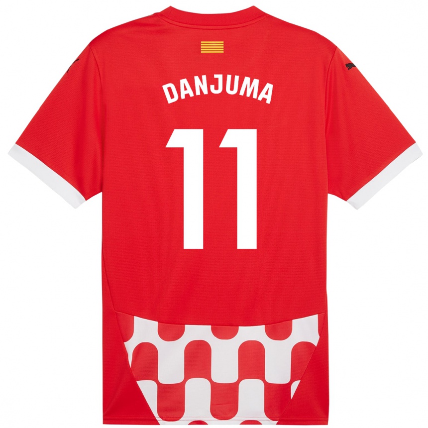 Mujer Fútbol Camiseta Arnaut Danjuma #11 Rojo Blanco 1ª Equipación 2024/25 México