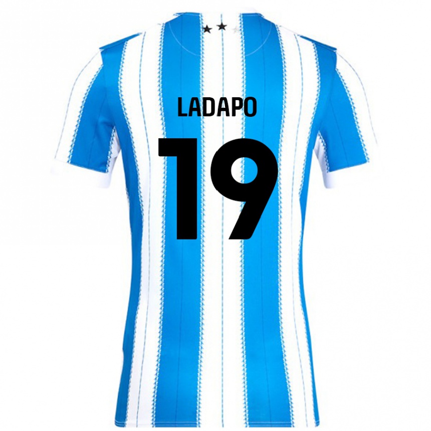 Mujer Fútbol Camiseta Freddie Ladapo #19 Azul Blanco 1ª Equipación 2024/25 México