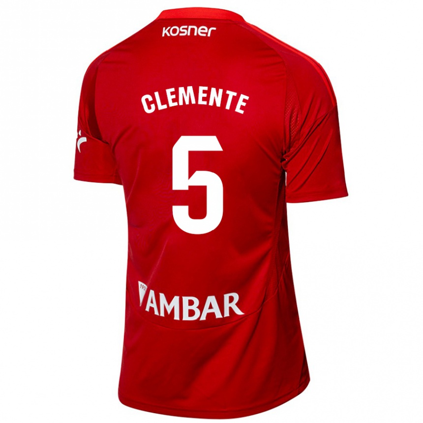 Mujer Fútbol Camiseta Enrique Clemente #5 Blanco Azul 2ª Equipación 2024/25 México